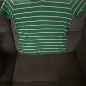 Green Striped polo by Ralph Lauren